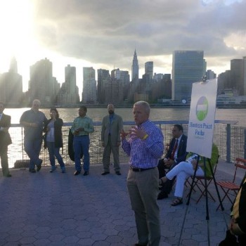 Van Bramer with the Hunters Point Parks Conservancy