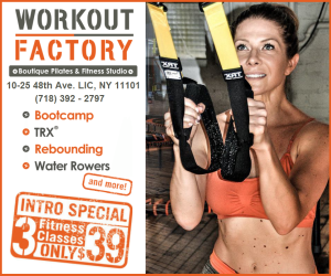 Yoga Room Workout Factory Ad Slide 01b Lic Post