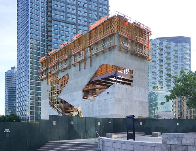 Image result for Steven Holl-designed Hunters Point Library to finally open next month