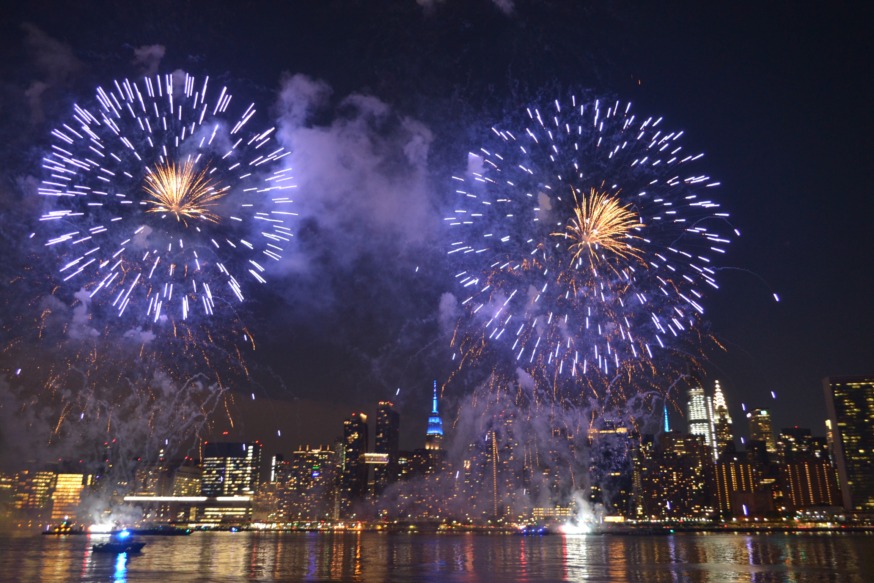 Macy's Fireworks Light Up East River, Provide Spectacular Views for LIC